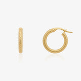 Pierced Tube Hoop 2mm