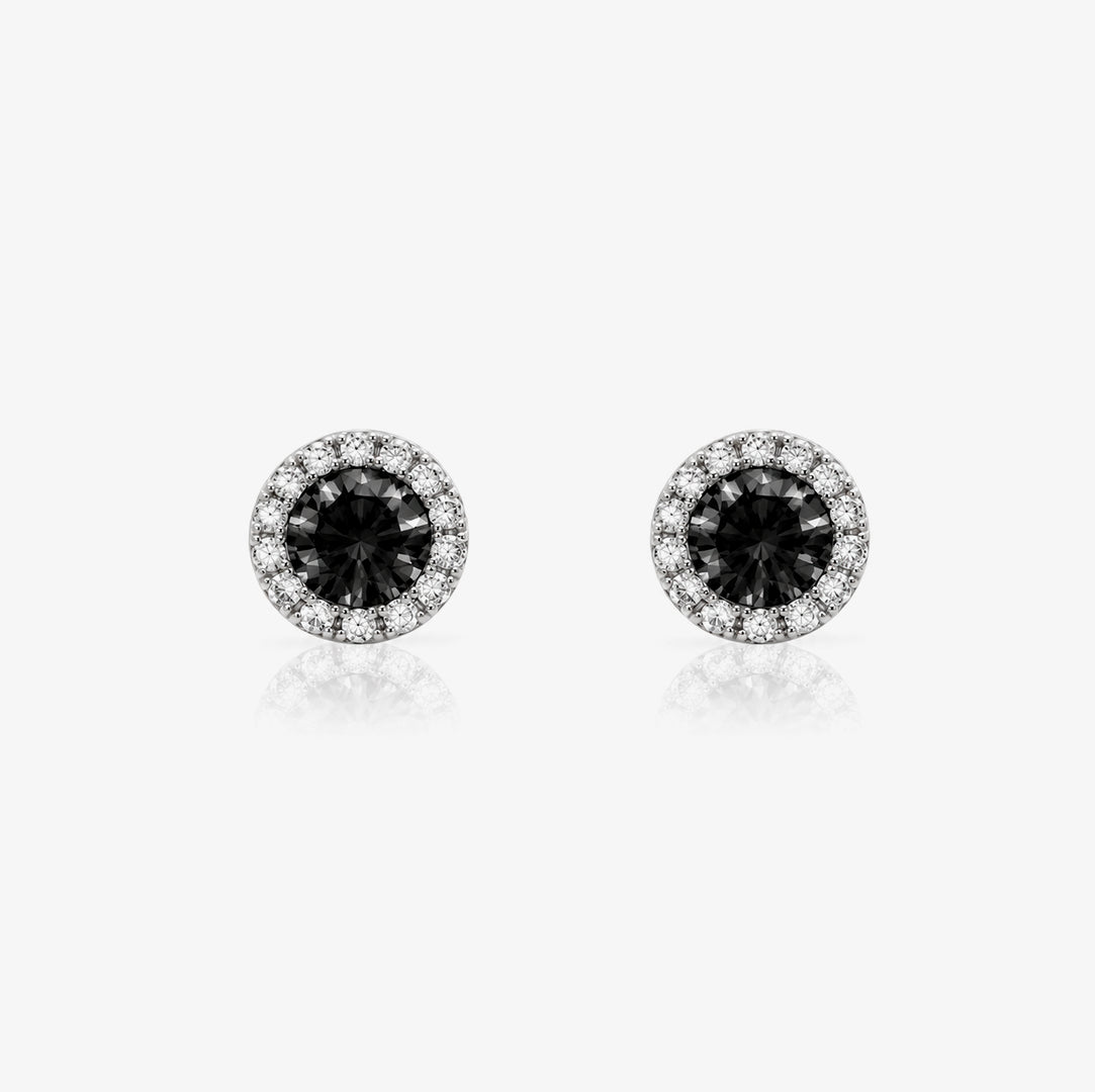 Black Stone Earrings