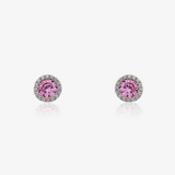 Pendientes Piedras Rosa