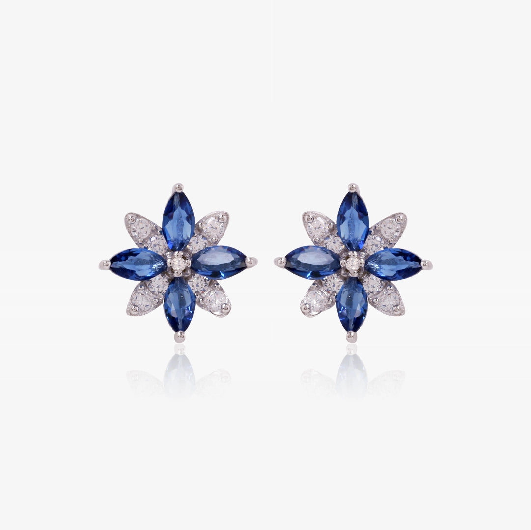 Starry flower earrings