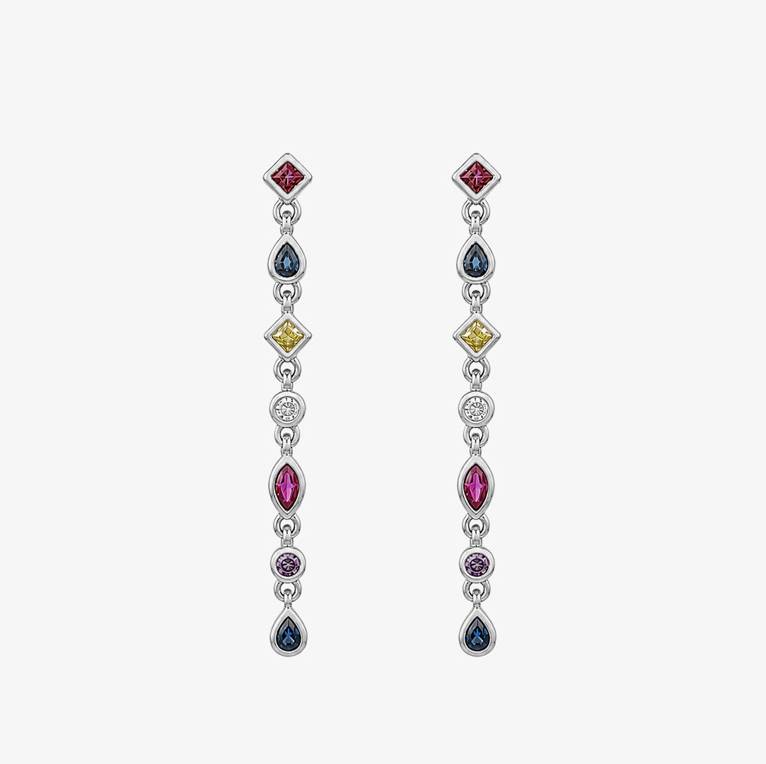 Pendientes largos MULTICOLOR