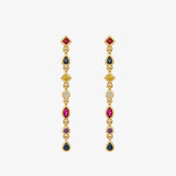 Pendientes largos MULTICOLOR