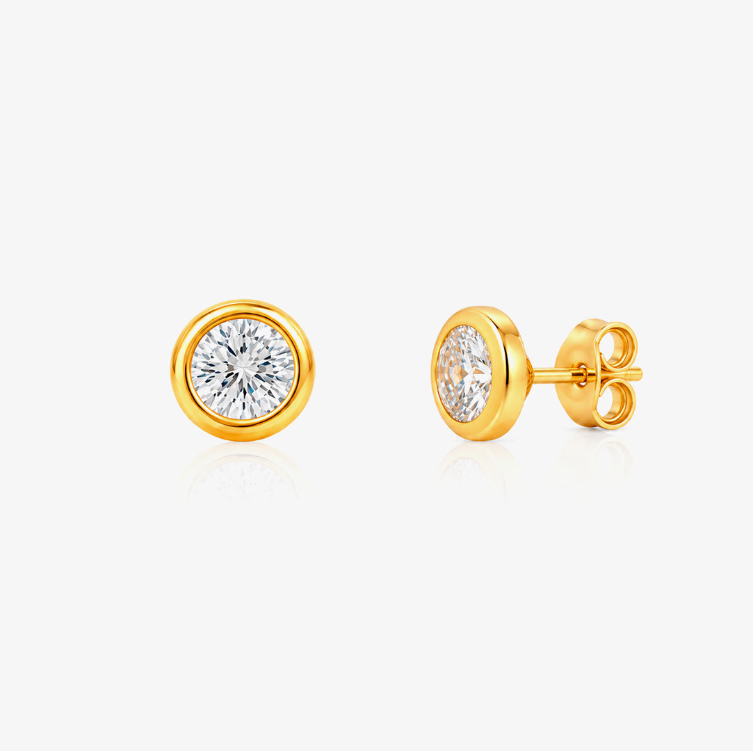Donut Stone Earrings