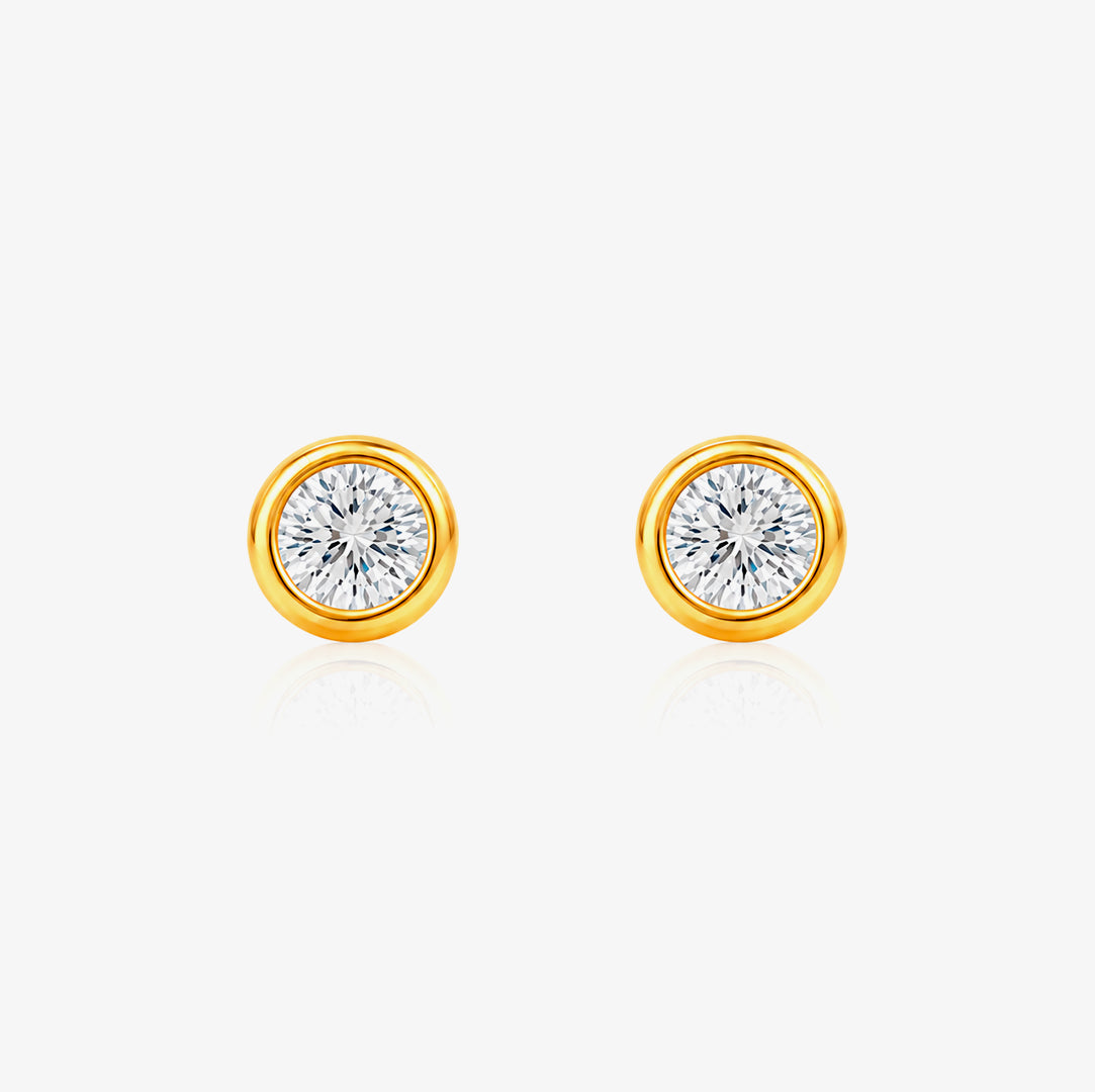 Donut Stone Earrings