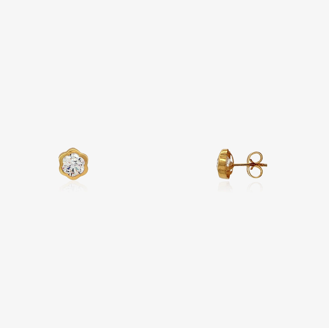 Flower Chatons Studs