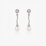 Long teardrop earrings