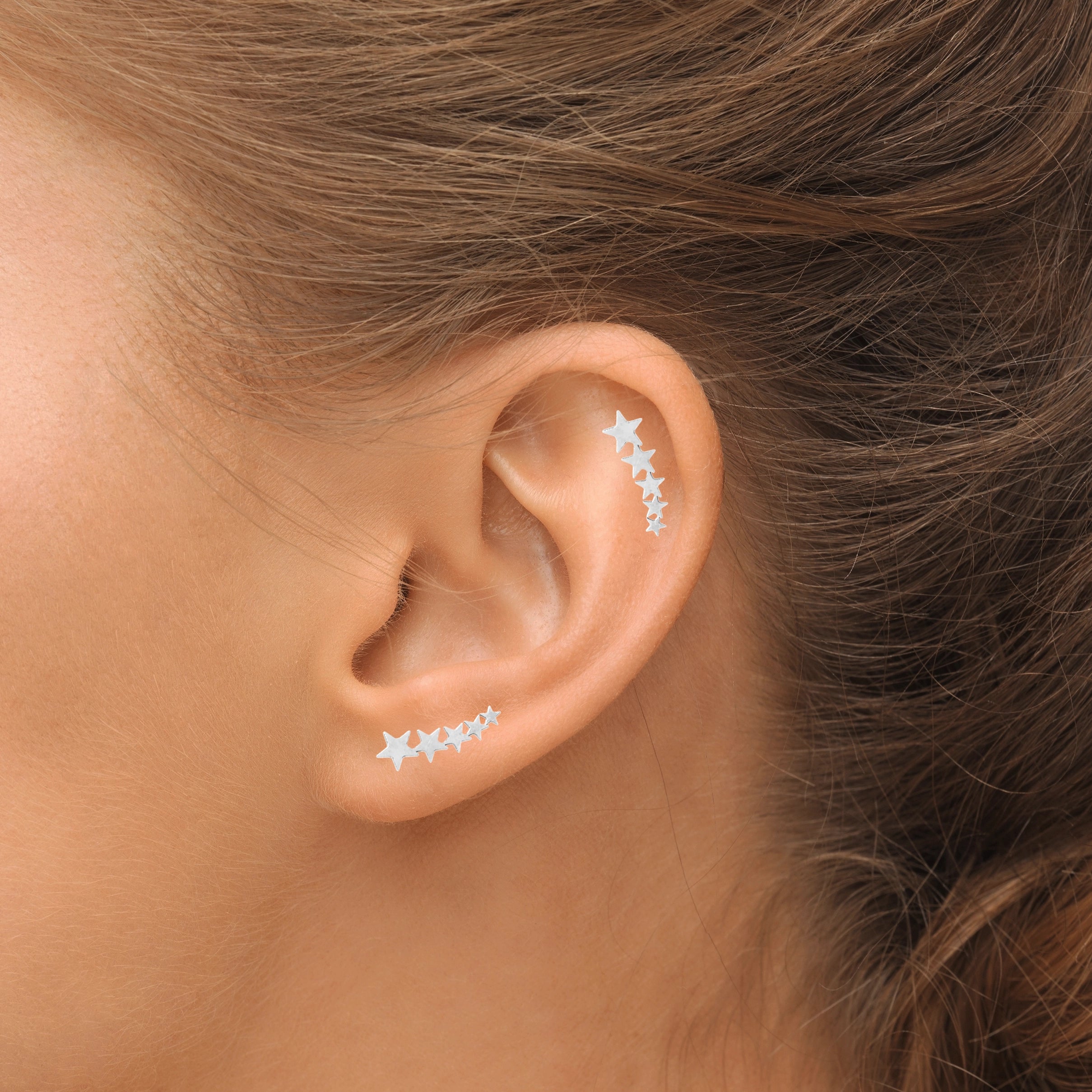 Star Climbing Earrings