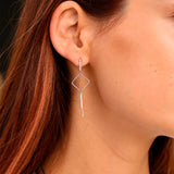 Pendientes Rombos Largos