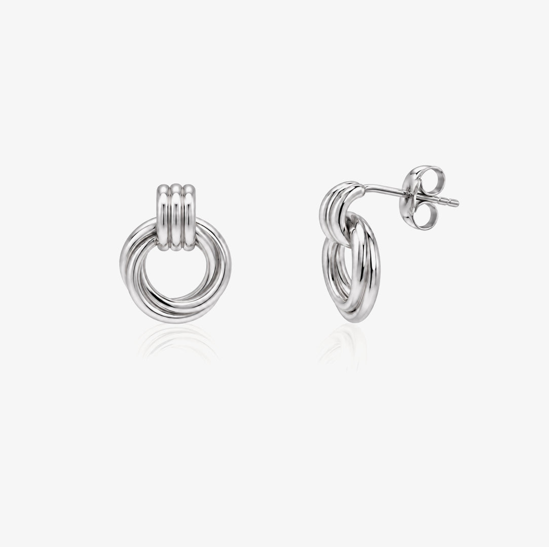 Intertwined Hoop Earrings