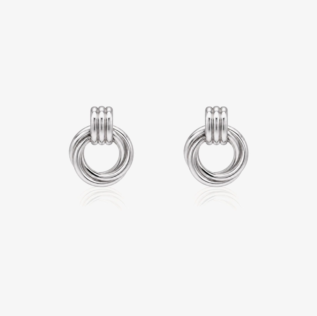 Intertwined Hoop Earrings