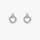 Intertwined Hoop Earrings