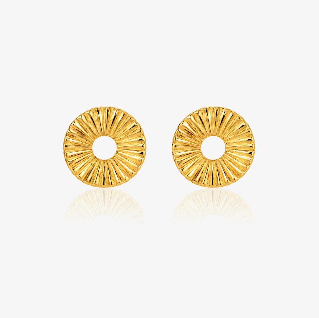 Pendientes Circulo Rayados