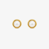 Pearl Donut Earrings
