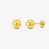 Pendientes bola rosca