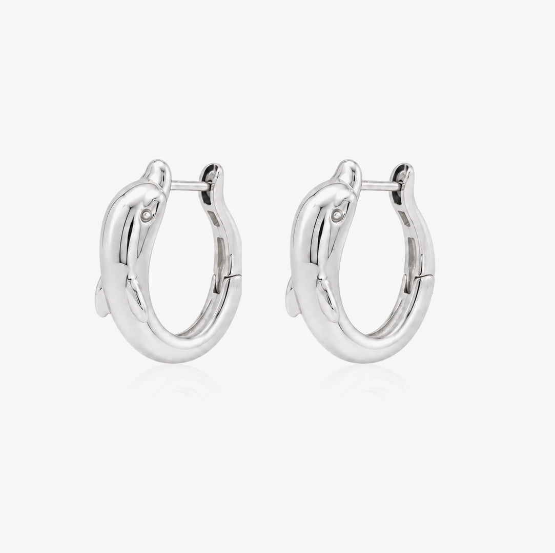 Pendientes Aro Delfin