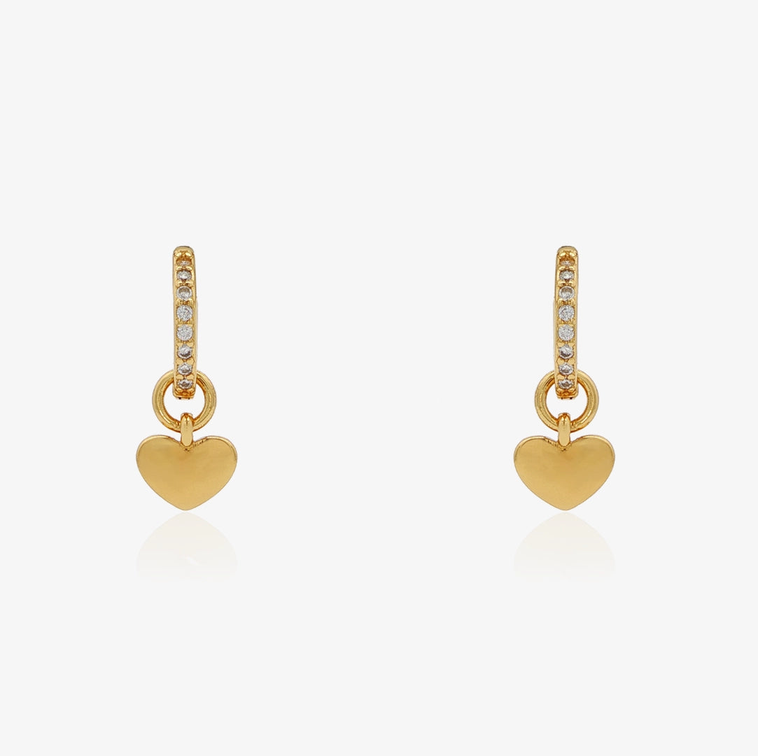 Aros Corazón Colgantes