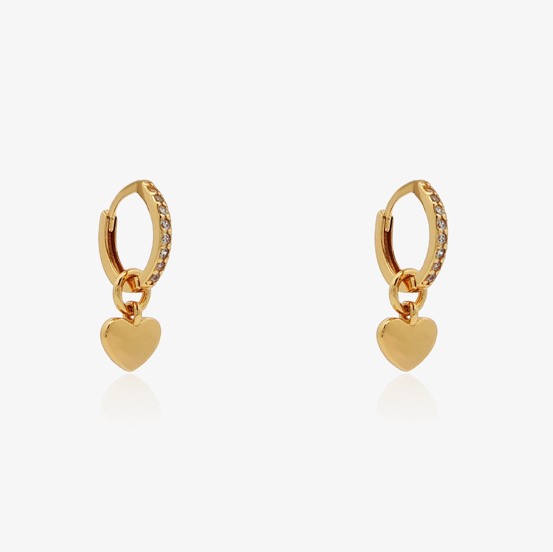 Aros Corazón Colgantes