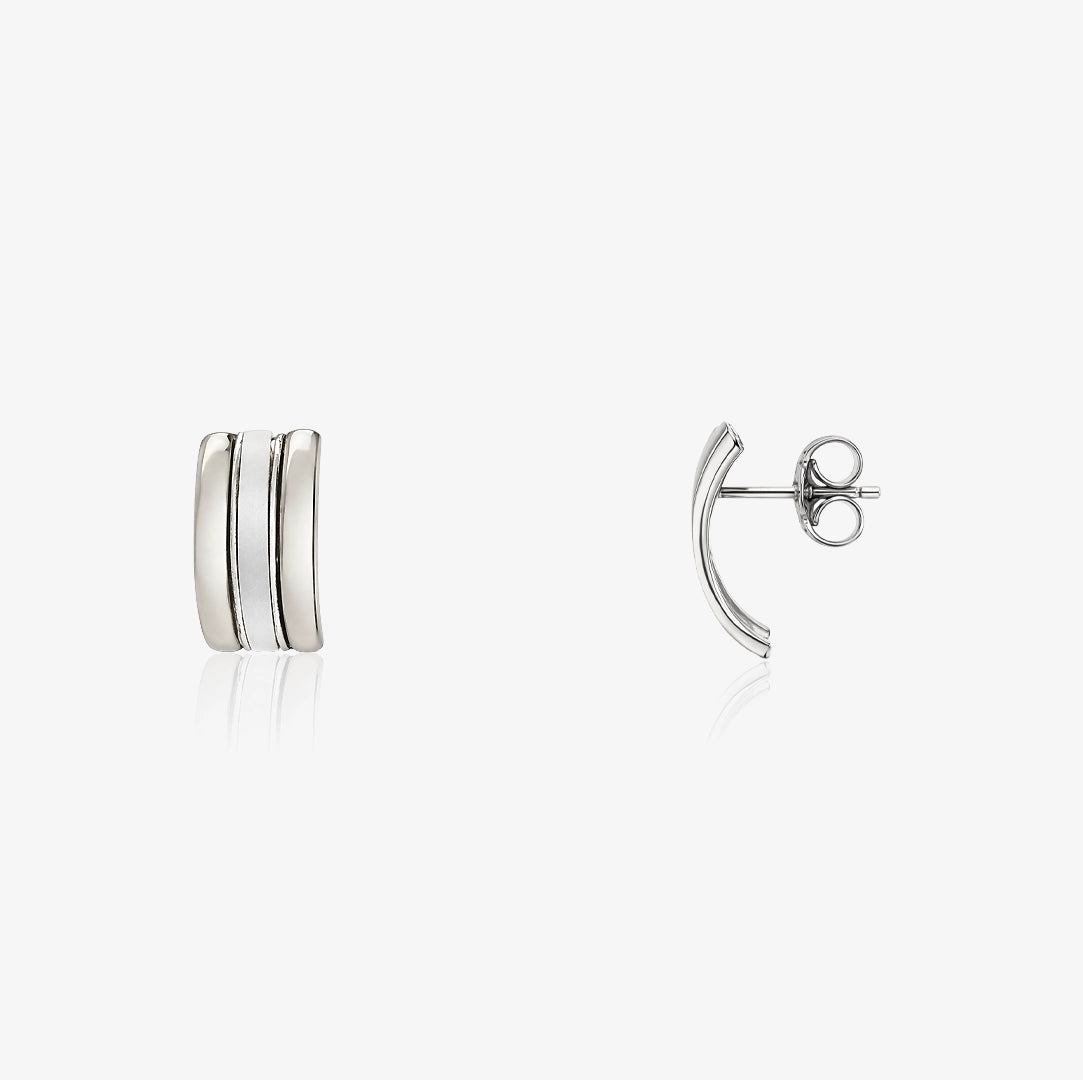 Triple Mother-of-Pearl Earrings