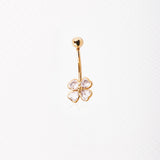 Clover Navel Piercing