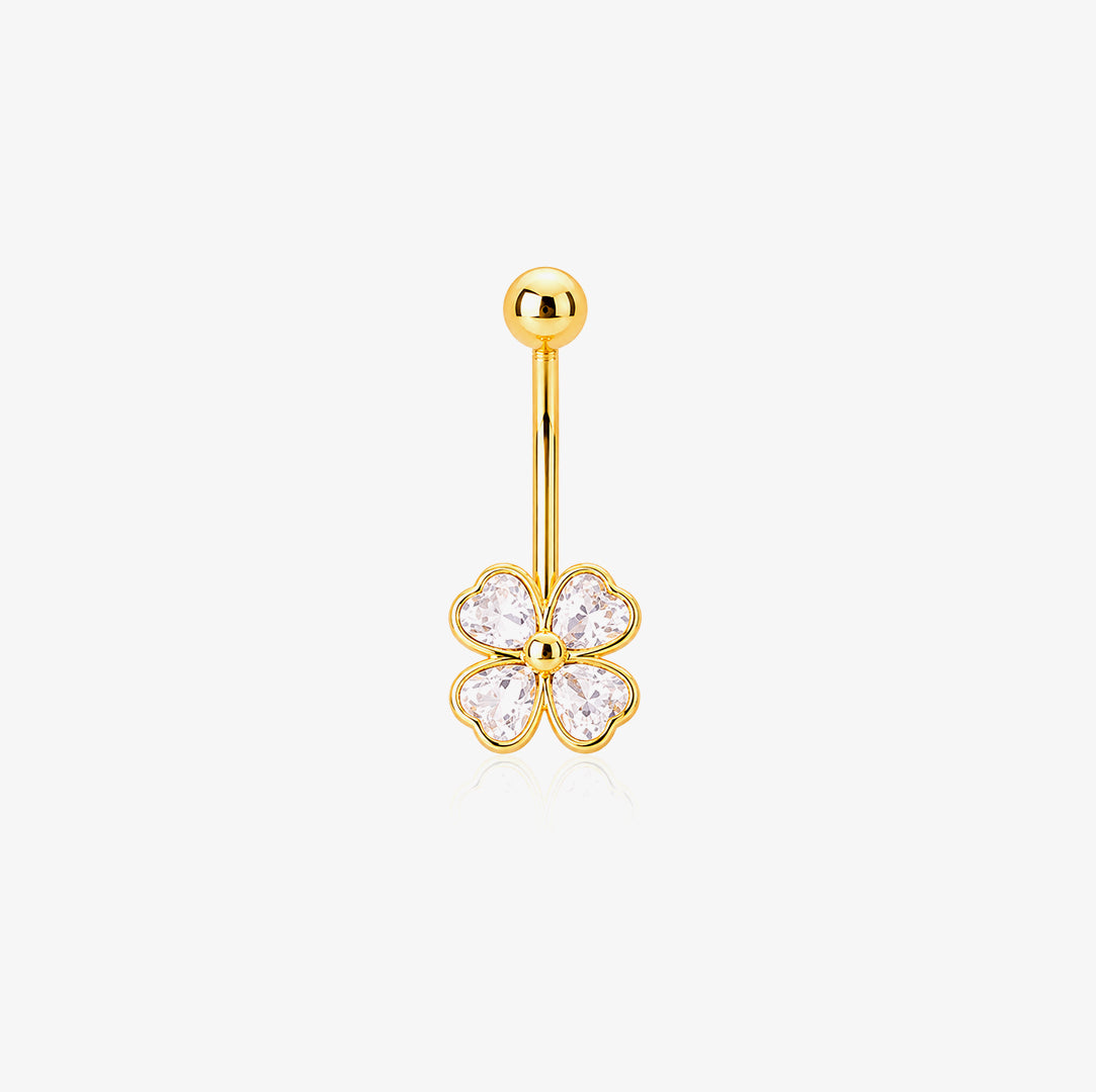 Clover Navel Piercing