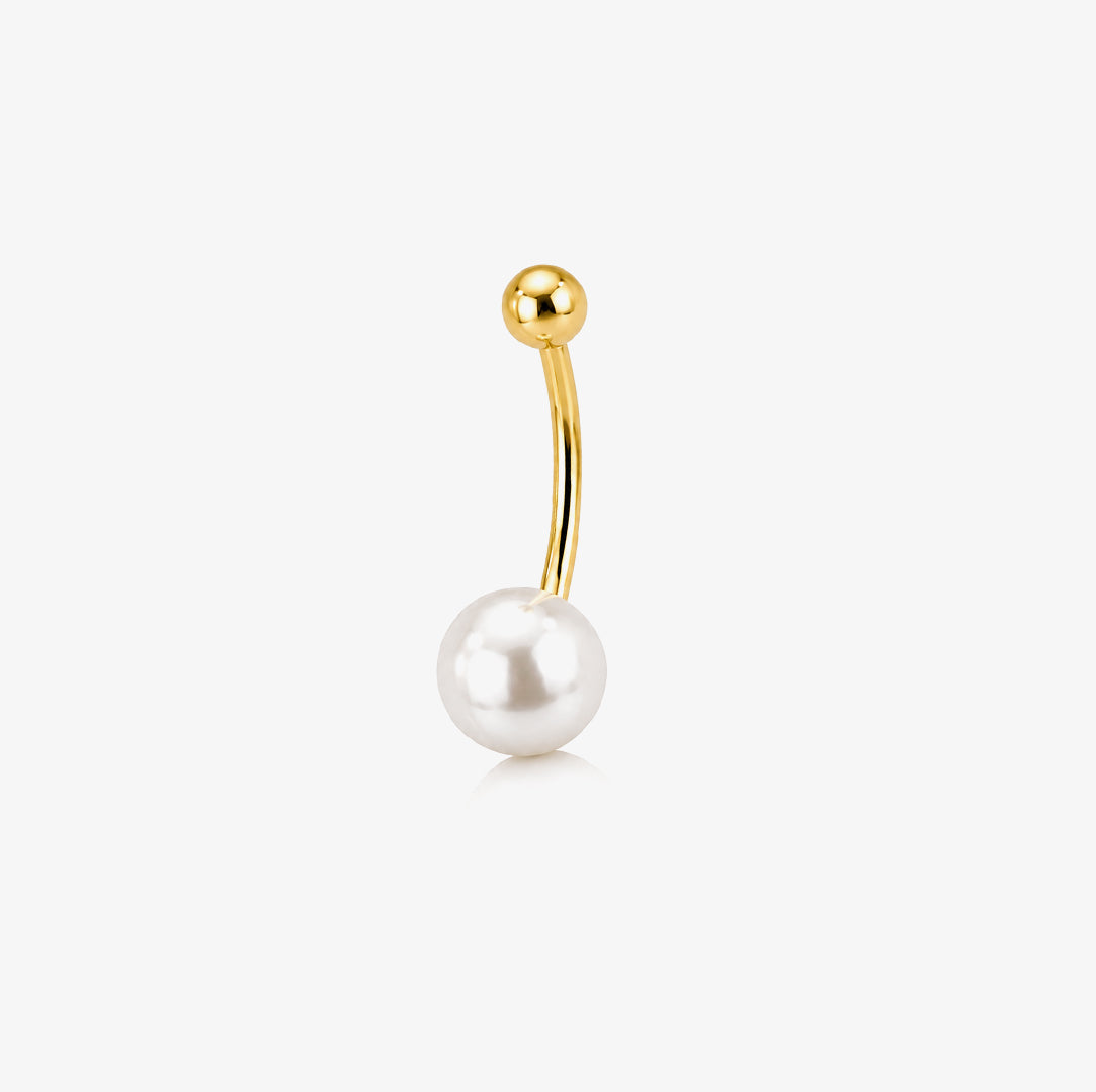 Navel Pearl Piercing