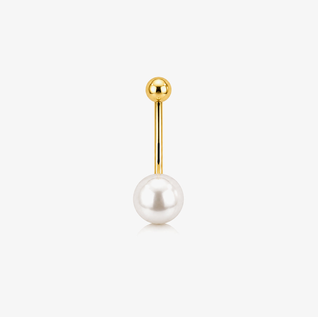 Navel Pearl Piercing