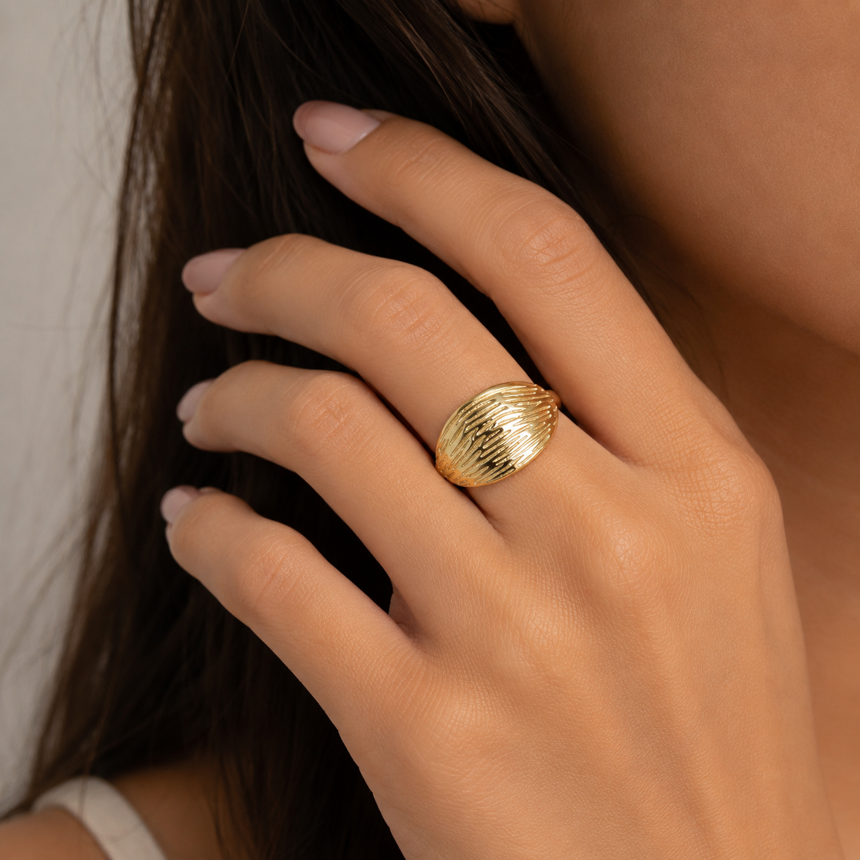 Anillo Ancho Rallado