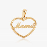 Mom heart pendant