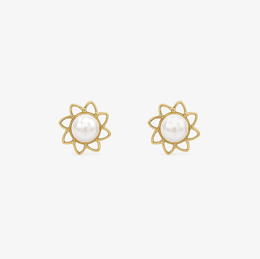 Pendientes PERLA ORLA FLOR