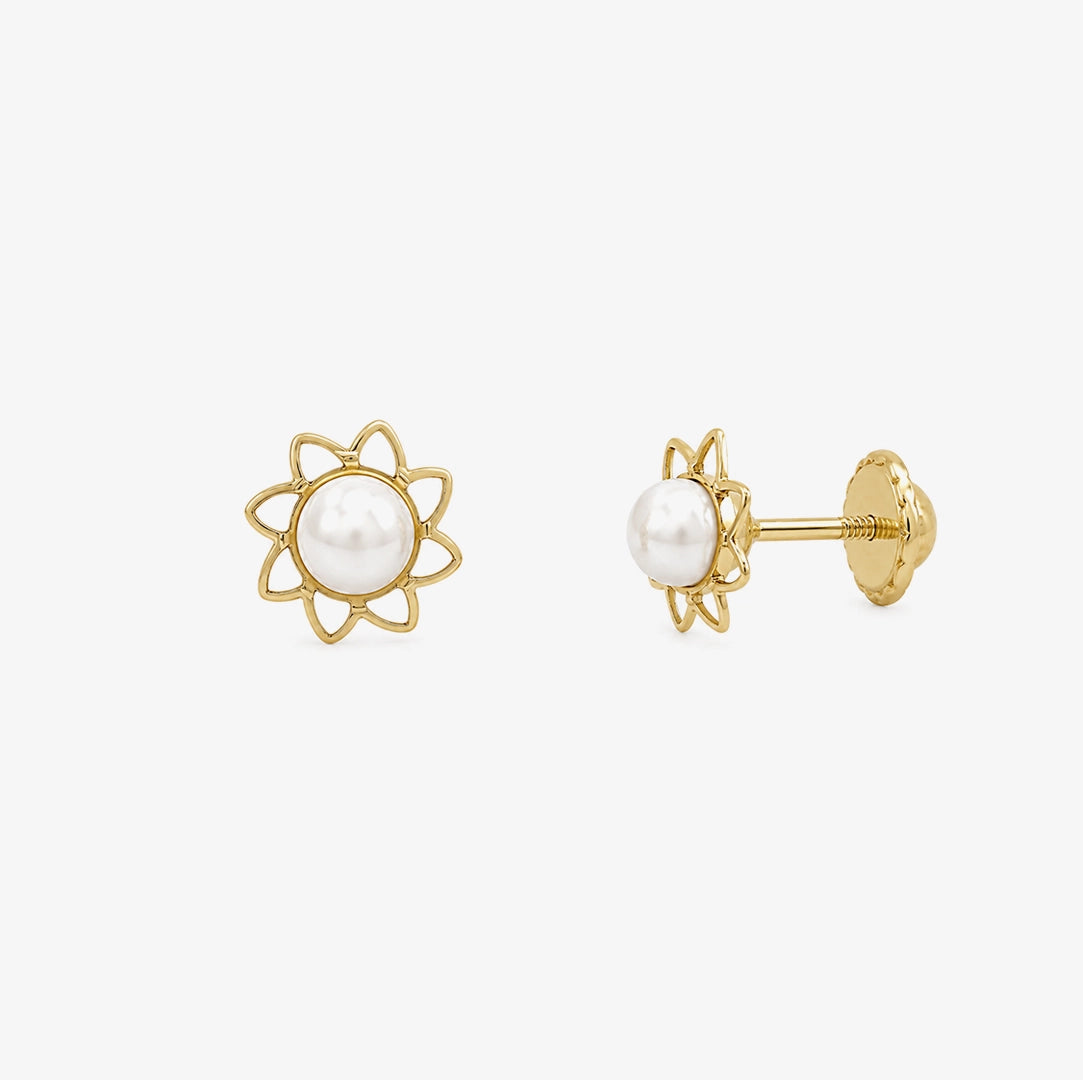 Pendientes PERLA ORLA FLOR
