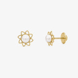 Pendientes PERLA ORLA FLOR