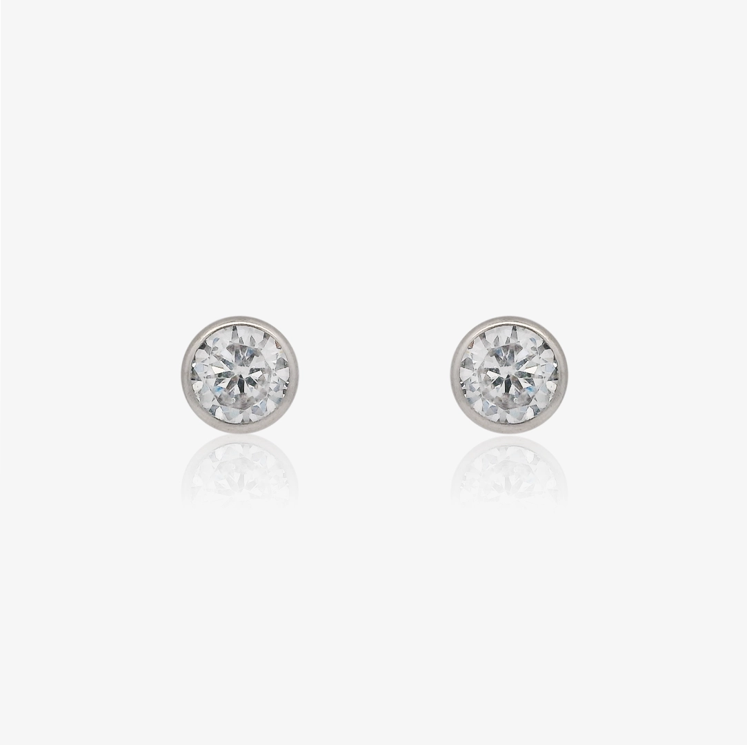 Pendientes CHATON 4 MM