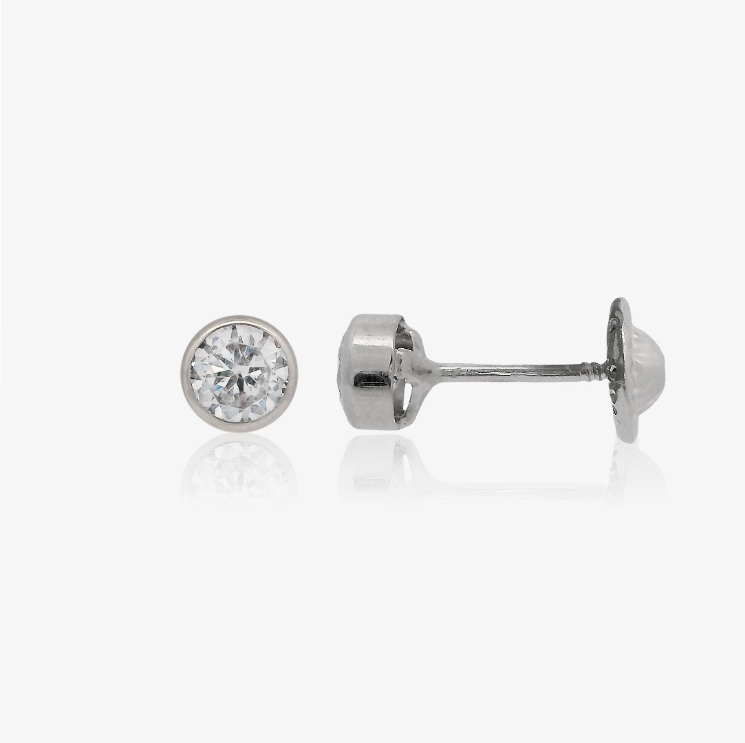 Pendientes CHATON 4 MM