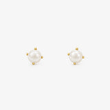 Cultured Pearl Claw Earrings