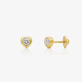 Pendientes CHATON CORAZON