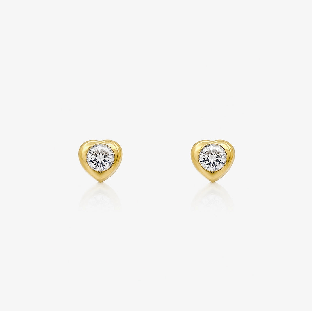 Pendientes CHATON CORAZON