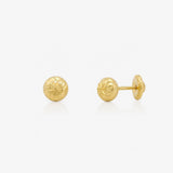 Pendientes Bola Tallada