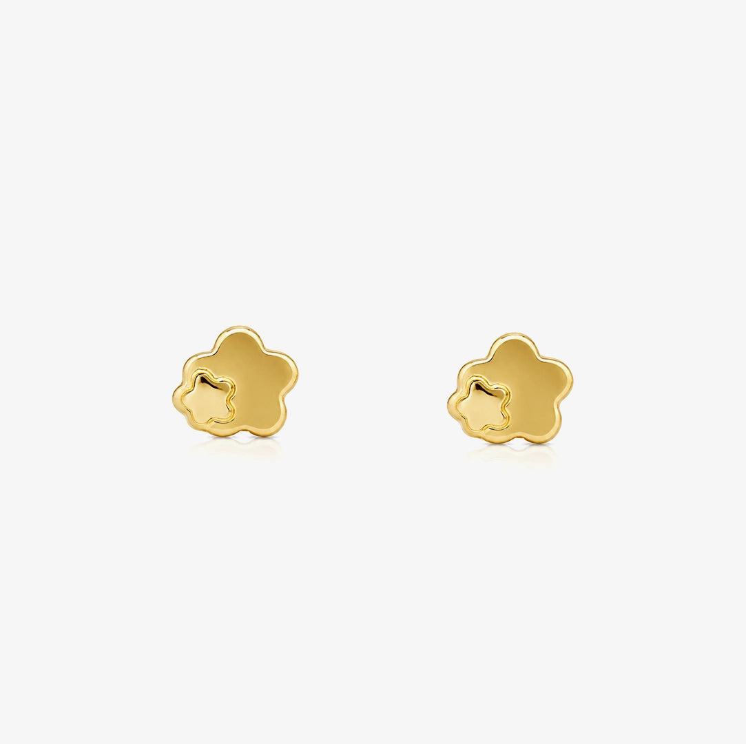 Pendientes FLOR MATIZADA