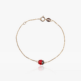 Ladybug baby bracelet