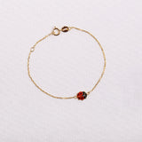 Ladybug baby bracelet