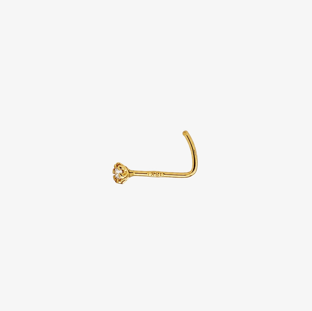 Cubic Zirconia Nose Piercing