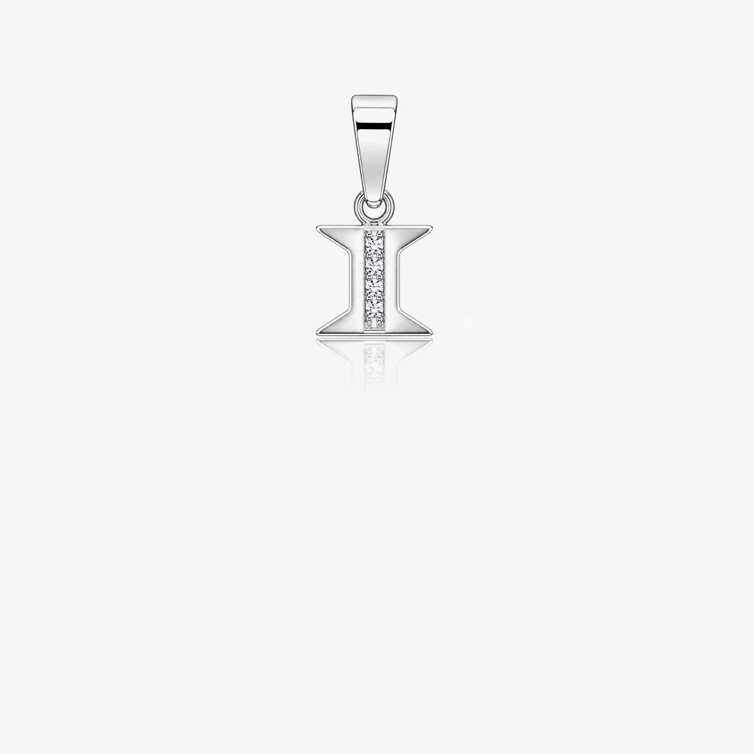 Colgante inicial diamantes